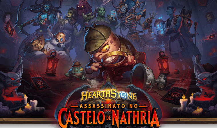 O jogo está lançado na nova expansão de hearthstone: assassinato no castelo de nathria | 000c605e image | pc | lançamento de two point campus pc