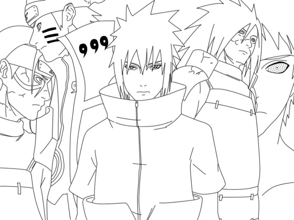 Naruto para colorir | anime, colorizar, criação de personagem, desenhar, desenhos, desenhos animados, mangá, naruto | naruto para colorir: mais de 100 desenhos grátis do ninja para você imprimir e colorir | 07b7eb73 grupo 1 | dicas/guias