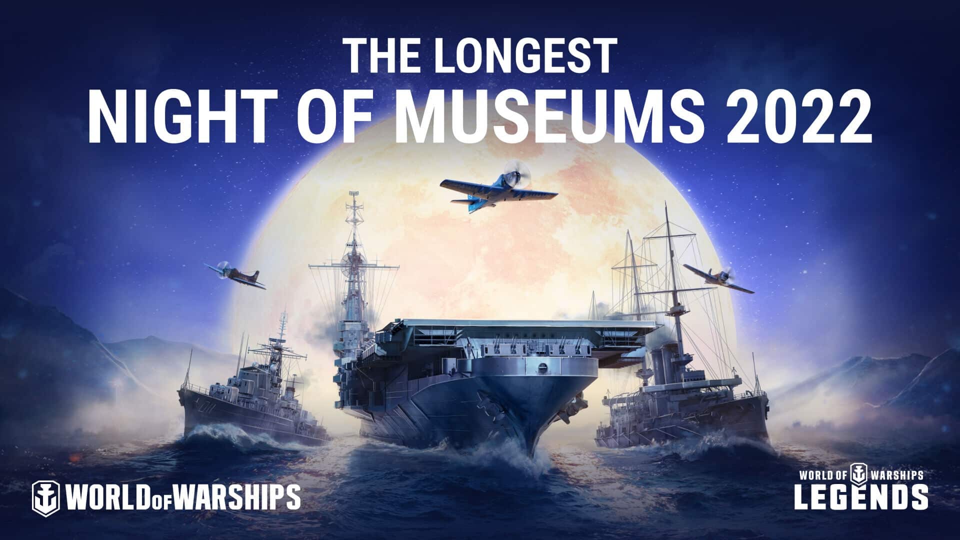 World of warships anuncia longest night of museums 2022 em apoio a caridade | 1cac8bbf warships | android, ios, mobile, multiplayer, pc, playstation 4, wargaming, world of warships, xbox one | world of warcraft dragonflight notícias