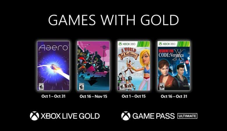 Games with gold: confira os jogos que estarão de graça em outubro | 2c4c72c9 octgwg 019029 16x9 4up pt br | xbox game pass | games with gold outubro 2021 xbox game pass