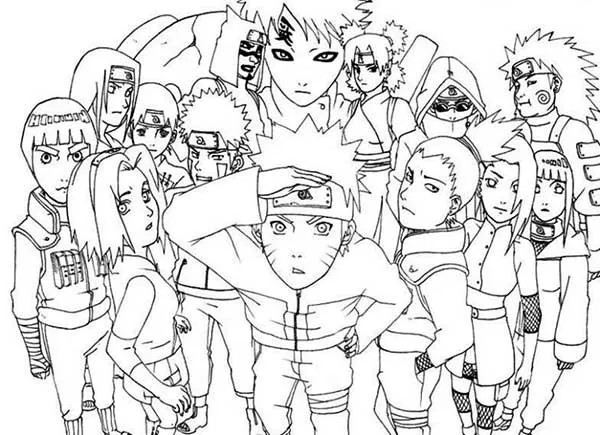 Naruto para colorir | anime, colorizar, criação de personagem, desenhar, desenhos, desenhos animados, mangá, naruto | naruto para colorir: mais de 100 desenhos grátis do ninja para você imprimir e colorir | 31b136fb grupo 6 | dicas/guias