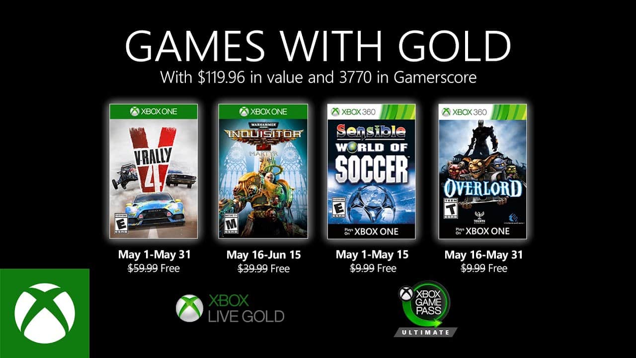 Xbox games with gold: confira os títulos de maio/2020 | 37196c4e | games with gold notícias