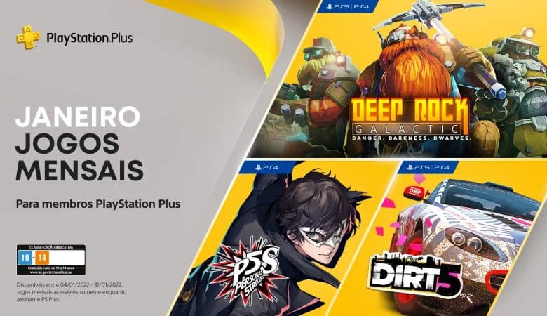 January Playstation Plus Monthly Games | 86d9a7f6 plus | deep rock galactic, dirt 5, multiplayer, persona 5 strikers, playstation, playstation 4, playstation 5, playstation plus, singleplayer | playstation plus january news