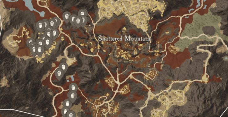 Shattered mountain.