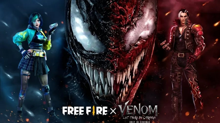 Venom ganha evento em free fire