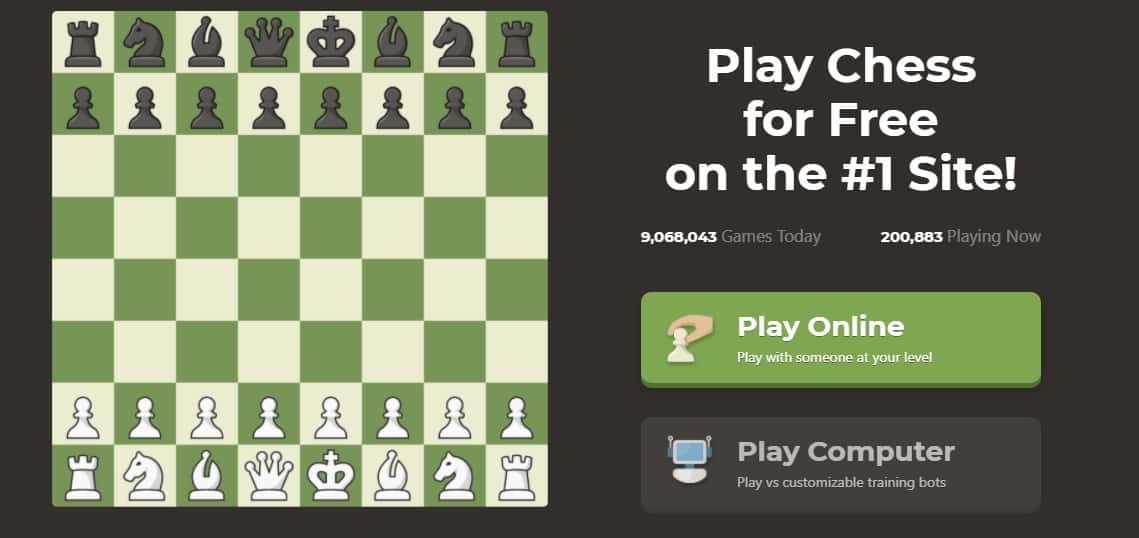 Sites de xadrez online