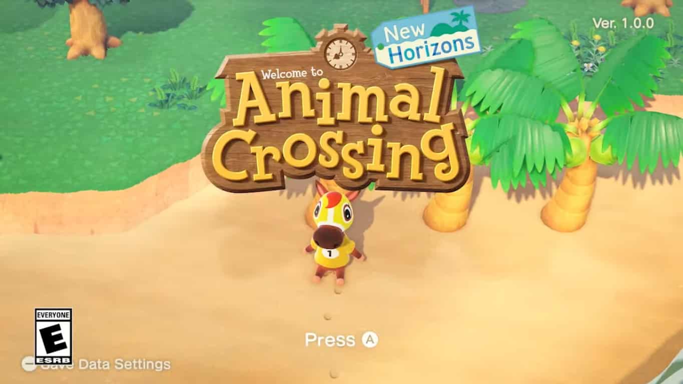 Dicas de animal crossing: tela de início de new horizons