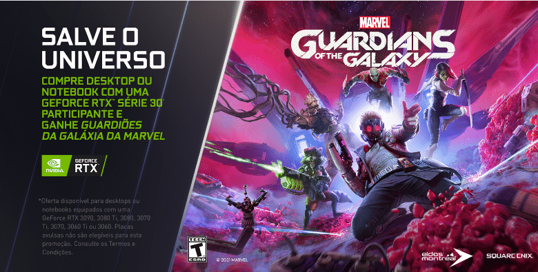 Geforce rtx e guardians of the galaxy