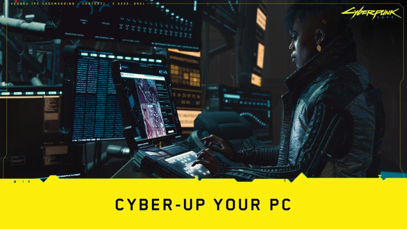 Cyberpunk 2077: concurso "cyber-up your pc" está aberto! | bd718115 capa cd projekt red anuncia concurso de casemod cyber up your pc inspirado em cyberpunk 2077. Png | married games notícias | cd projekt red, cyberpunk 2077 | cyberpunk 2077