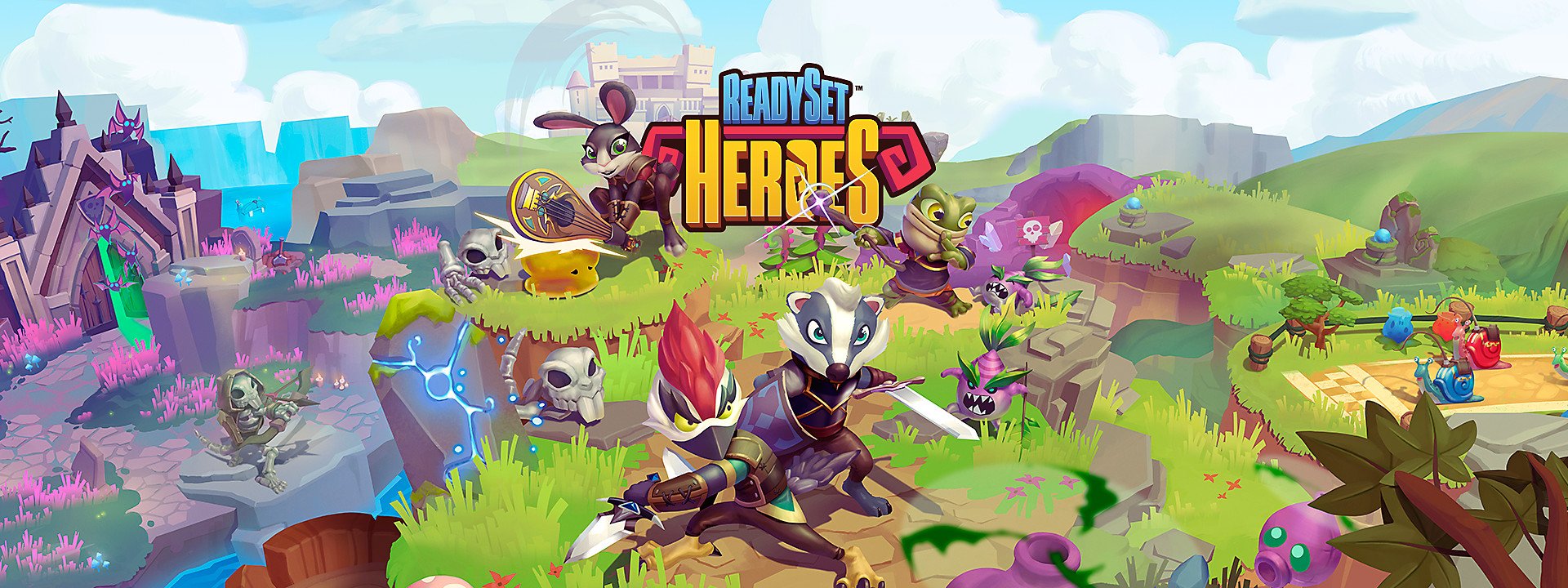 Ready set heroes: jogamos na bgs | readyset heroes normal marquee 01 ps4 us 21mar19 | married games notícias | bgs, playstation 4, robot entertainment | ready set heroes